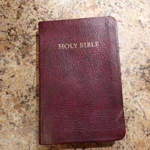 Die Bibel KJV Rote Buchstaben Thomas Nelson 4225BG 2001 Burgund Bonded Leather - Bild 1 von 8