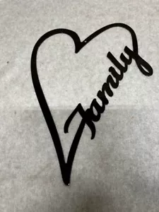 Familienmotiv Kunst Wanddeko Haus wärmen Geschenk Hochzeit - Bild 1 von 2