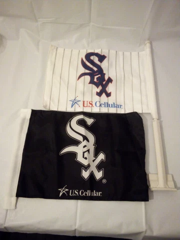Chicago WhiteSox Car Window Flag 11X15 (officially licensed) polyester used MLB Cover