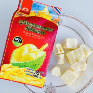 3X Natural Freeze Dried Monthong Durian Thai Premium Red Green Snack Halal - Picture 1 of 4
