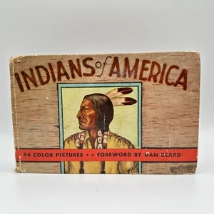 Vintage Book Indians of America Whitman Publishing Co Fazzini 1935 Pocketbook HC - Foto 1 di 21