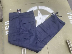 Truspec 8 Pocket Uniform Pants Navy Blue EMT Fire Police Security 28x32 28x30 - Picture 1 of 6