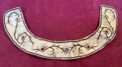 Vestido suéter cuello perlas y cuentas vintage años 40-50 Foto 1 de 4