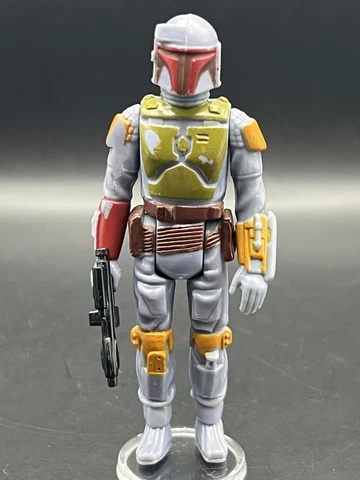 Star Wars ANH-ESB Kenner Vintage 1979 Boba Fett Action Figure w/REPRO Blaster Cover