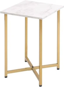 Modern Square Side End Accent Table For Living Room Bedroom Balcony Family And O - Picture 1 of 3