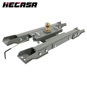HECASA Gray Gooseneck Trailer Hitch System For Chevrolet GMC 2500 3500 20-22