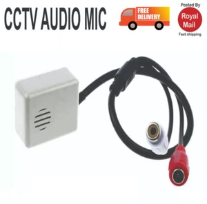 Microfono Audio Pickup Monitoraggio Suono Dispositivo Microfono per Telecamera CCTV Sicurezza DVR - Foto 1 di 3