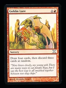 * * 1x Goblin Lore x1 * * 10th Edition MTG NM Near Mint or Close - Picture 1 of 2