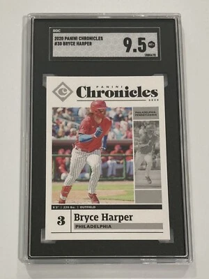 2020 Panini Chronicles #30 Bryce Harper SGC 9.5 Mint+ - Image 1 of 2