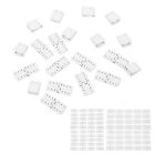40PCS RC Pinned Hinges Remote Control Airplane Plastic Hinge Model Aircraft GDT