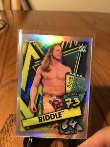 2021 Topps WWE Chrome Slam Attax Silver Refractor #86 Matt Riddle - Picture 1 of 2