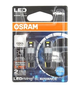 osram LED COOL WHITE 2980CW W5W T10 12V1W W2,1 X 9,5d license plate lamp bulb - Picture 1 of 2