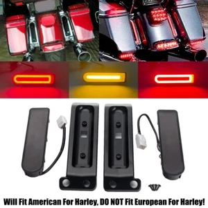 For Harley Touring Motorcycle Tail Brake Saddlebag LED Insert Filler Support - Picture 1 of 11