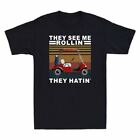 They See Me Rollin?They Hatin? Vintage Retro Shirt Short Sleeve Shirt Adult Tee