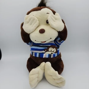 B&B Toymaker Inc. Peek A Boo Monkey Plush. 9" (Music Does Not Play) - Picture 1 of 8