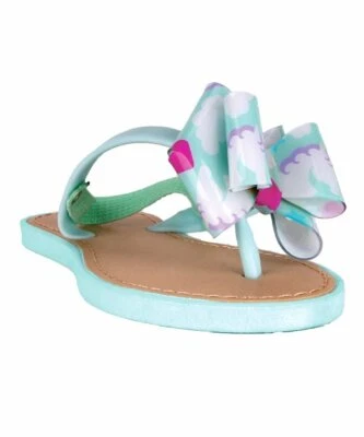 Sandalias Chanclas Lilly Of New York Niñas Azul Como Nuevas Pajarita Niño Bebé 8 A3402 Foto 1 de 4