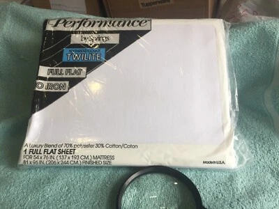 Sábana plana completa Performance By Springs nueva sellada Foto 1 de 4