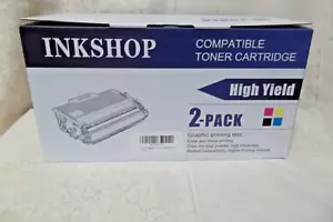 INKSHOP COMPATIBLE TONER CARTRIDGE 2 PACK TN 420 COMPATIBLE FOR BROTHER NEW - Picture 1 of 1