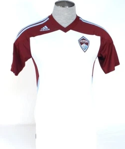Adidas ClimaCool MLS Colorado Rapids White Soccer Jersey Youth Boy's NWT - Picture 1 of 5