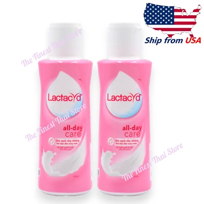 Pack de 2 Lactacyd Cuidado Todo el Día Lavados Femeninos con Extractos de Leche 150ml, de EE. UU. Foto 1 de 4
