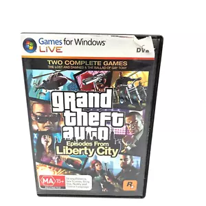Grand Theft Auto Episodes From Liberty City Complete - PC DVD With Manual + Map - Bild 1 von 4