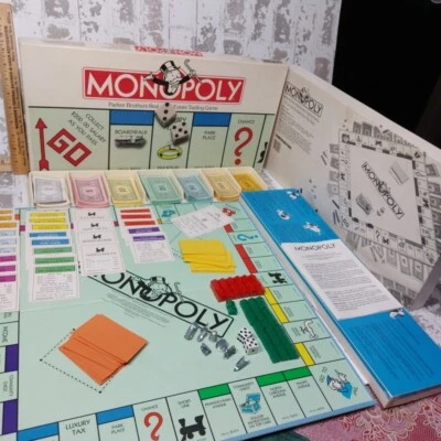 VINTAGE Monopoly Board Game Parker Brothers 1985 Complete - Image 1 of 4