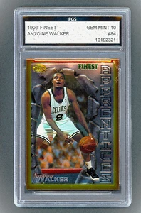 1996-97 Topps Finest - Antoine Walker (RC) Apprentices #84 FGS 10 - Picture 1 of 2