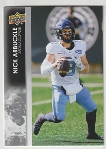 2022 Upper Deck CFL Nick Arbuckle Card #9 Ottawa Redblacks Georgia State - Bild 1 von 2