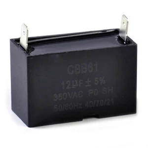 CBB61 12uF 350VAC Capacitor Small Gasoline Generator 350/60HZ Ceiling Fan Motor - Picture 1 of 8