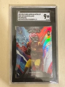 2023 Wild Card WMF-CW Caleb Williams WILDFRACTAL ROOKIE 1/1 - Picture 1 of 2
