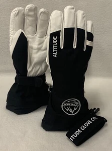 ​ALTITUDE BOARDWERX TECH ALPINE ARMY LEATHER HELI SKI GLOVE (LARGE) 8.75-9.25"