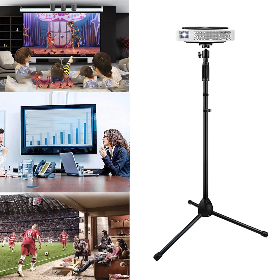 Adjustable  Projector Mount Heavy Duty Tripod Height 28 To 58" For Home Office - Image 1 of 4