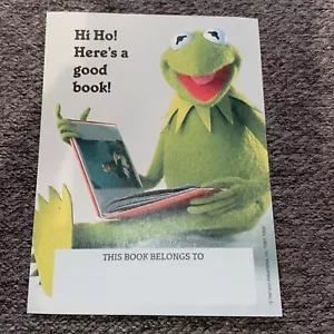 Kermit the Frog Muppets Antioch Publishing Bookplate USA Made VTG 1989 Unused - Imagen 1 de 2