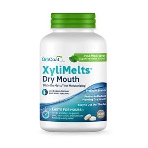 Moisturizing Dry Mouth Discs, Sugar-Free Xylitol, 230 Count, Mint Flavor - Picture 1 of 7