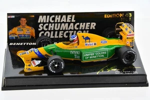 F1 BENETTON B192 #19 Michael Schumacher First WIN Spa 1992 1/43 MINICHAMPS - Picture 1 of 5