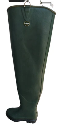 Le Chameau Neopren Gummistiefel Watstiefel Olivegrün Gr. 38, 80 cm, wie neu - Bild 1 von 4