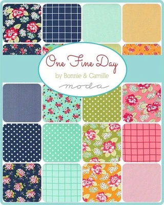 ONE FINE DAY Bonnie and Camille Moda Jelly Roll 2.5" tiras de tela Foto 1 de 4
