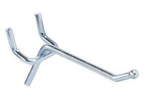 SSWBasics2 inch Pegboard Hooks (Hooks Fit ¼” or ⅛” Pegboard) Pack of 20 - Picture 1 of 2