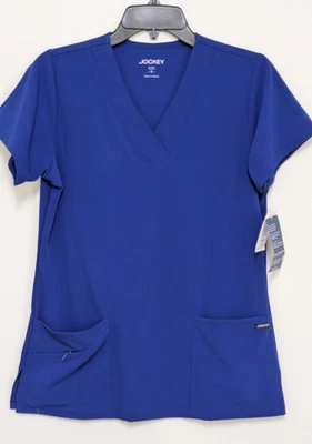 Blusa Médica Jockey para Mujer # 2206, Talla Pequeño, color ~ azul galaxia, ¡bonito elástico!! Foto 1 de 4