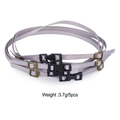 5Pcs Scale adjustable 1/10 1/18 1/24 RC Roof Rack Rope/Luggage Cord Strap Buckle - Image 1 of 4