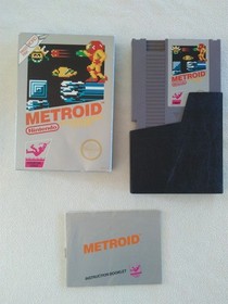 Metroid Nintendo NES NTSC USA CIB Complete in Box Box Manual Retro Game