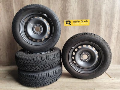 4x 14 Zoll Original Winterräder Stahlfelgen Fiat 500 Panda - Bild 1 von 4