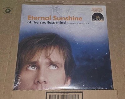 Eternal Sunshine of the Spotless Mind Soundtrack 2LP - RSD Orange Swirl Vinyl - Image 1 of 3