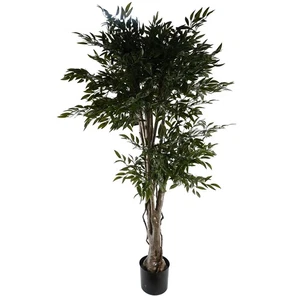 Artificial Plant Ruscus Tree- 2716 leaves UV PROTECTED OUTDOOR - Picture 1 of 4
