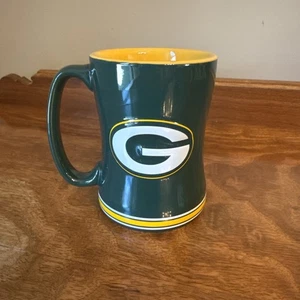 Green Bay Packers NFL offiziell lizenzierter Football Kaffeebecher 2016 Marke Boelter - Bild 1 von 7
