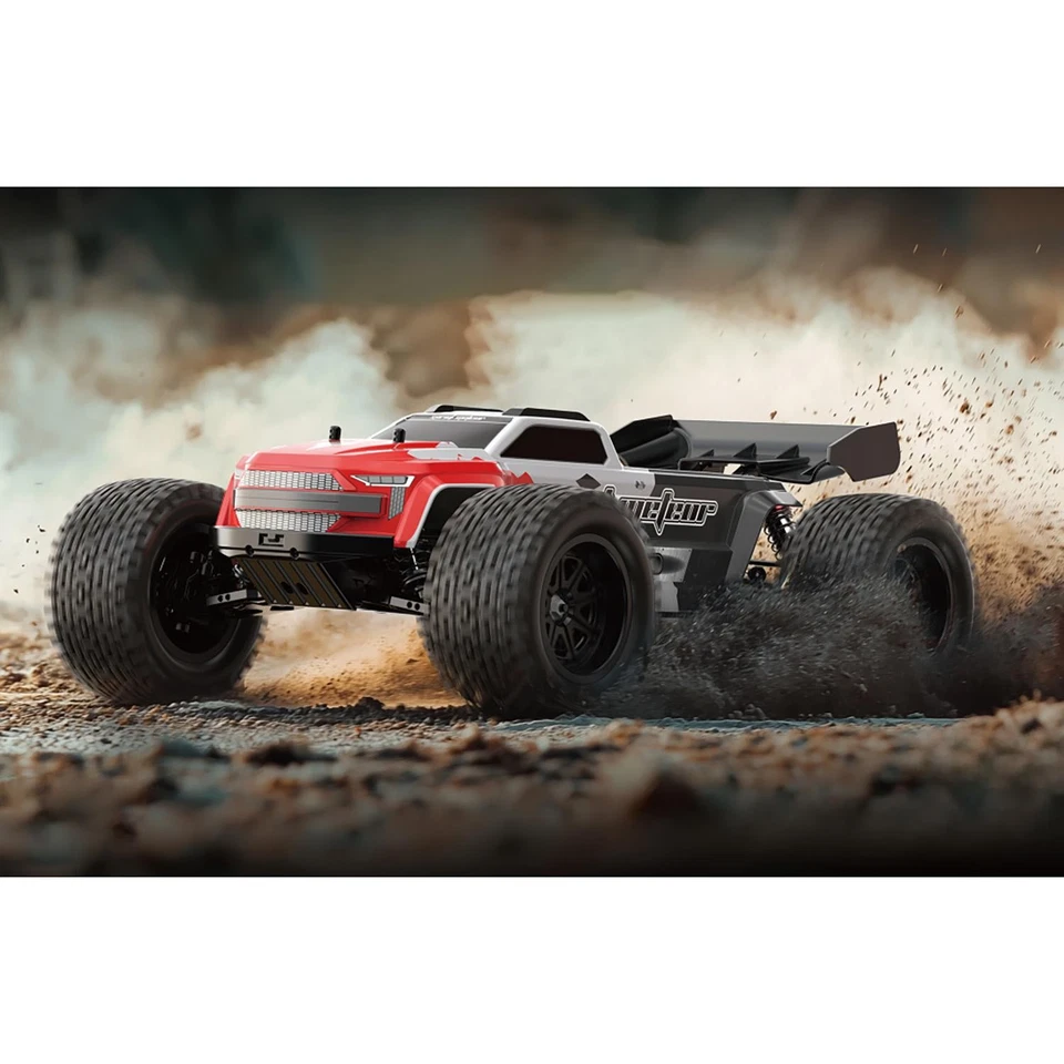 1/10 90KM/H Electric Racing Truck 4x4 RC Car Metal Oil Filled Shock Absorber - Image 1 of 4