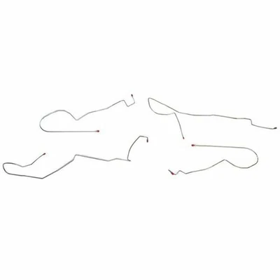 For Pontiac Firebird 1998-2002 Intermediate Brake Line w/ TC FIN9804SS-CPP - Изображение 1 из 2