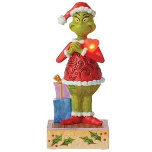 Jim Shore The Grinch Grinch with Blinking Heart Figur 6010782 - Bild 1 von 3