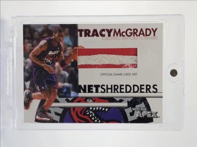 TRACY MCGRADY 1999-00 SKYBOX APEX RED TRITURADORAS JUEGO USADO RED PARCHE Q4444 Foto 1 de 2