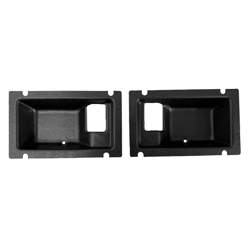 Bisel de manija de puerta interior negro para camioneta Chevrolet 1973-1980 C/K 4144-441-73P Foto 1 de 1